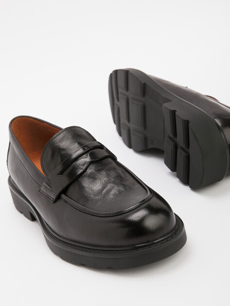 Мужские лоферы TENDANCE, Артикул SN3016A-05, черный | 3587783. Ракурс 6