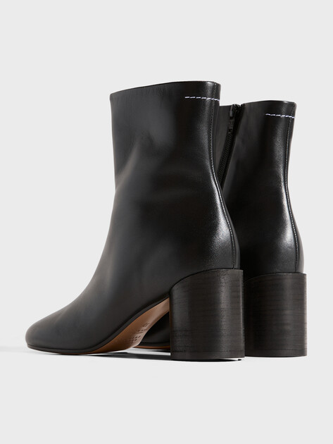 Женские ботильоны MM6 MAISON MARGIELA, Артикул S59WU0235, черный | 3590352. Ракурс 6
