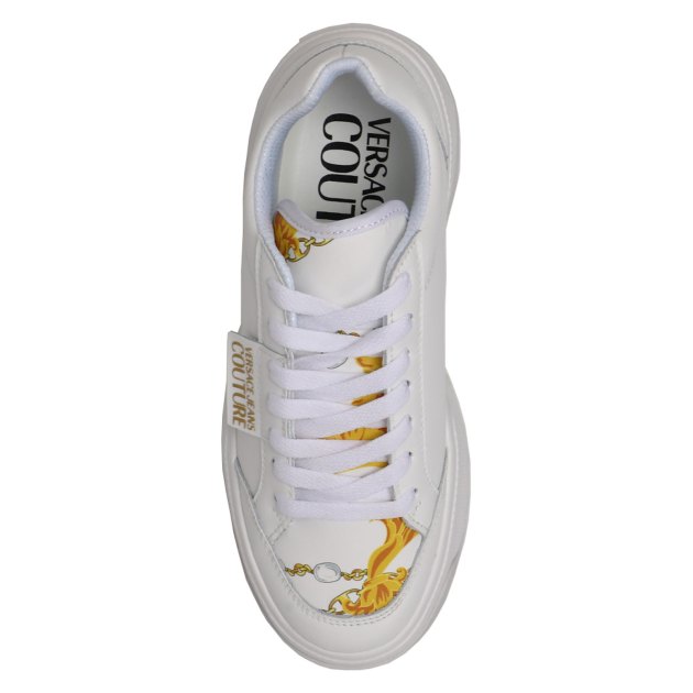 Женские кеды VERSACE JEANS COUTURE, Артикул 75VA3ST2, белый | 3593744. Ракурс 2