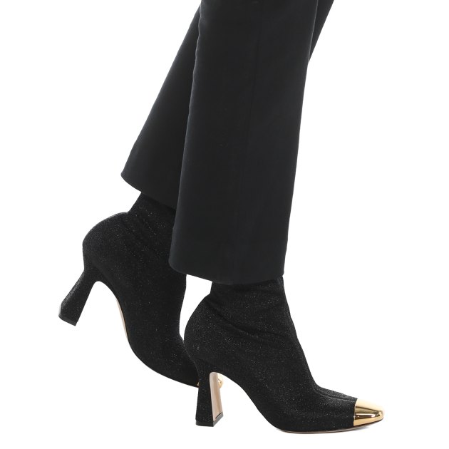 Женские полусапоги MARIA LUCA ELLIA METAL TOE CAP STRETCH LUREX BOOTIE, Артикул DL41012A, черный | 3594512. Ракурс 4
