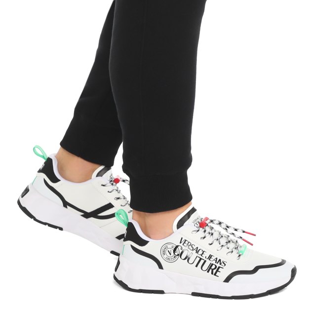 Мужские кроссовки VERSACE JEANS COUTURE, Артикул 75YA3SBA, белый | 3596088. Ракурс 4
