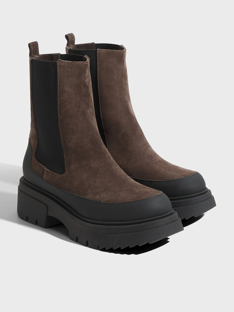 Женские челси GIOVANNI FABIANI TREND, Артикул W23151, серо-коричневый | 3602435. Ракурс 3 Женские челси GIOVANNI FABIANI TREND, Артикул W23151, серо-коричневый | 3602435. Ракурс 3