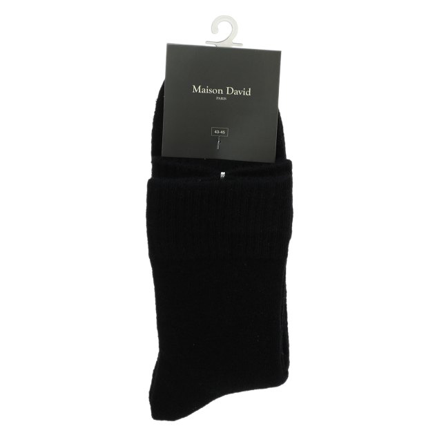 Носки MAISON DAVID Plain Socks, Артикул CXJ01-1X, черный | 3607650. Ракурс 2