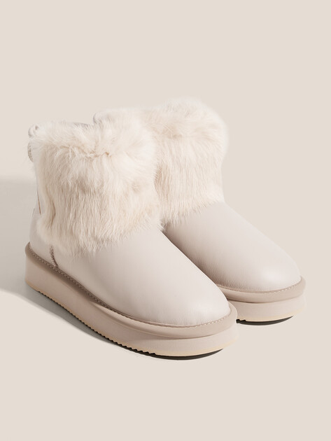 Женские угги TENDANCE, Артикул 190517-A82-BU, серо-бежевый | 3610716. Ракурс 3