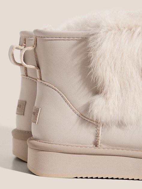 Женские угги TENDANCE, Артикул 190517-A82-BU, серо-бежевый | 3610716. Ракурс 4