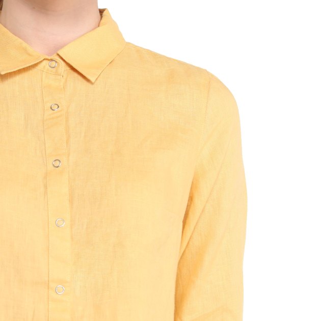 Женское платье-рубашка MAISON DAVID, Артикул MLY2113, желтый | 3611616. Ракурс 6