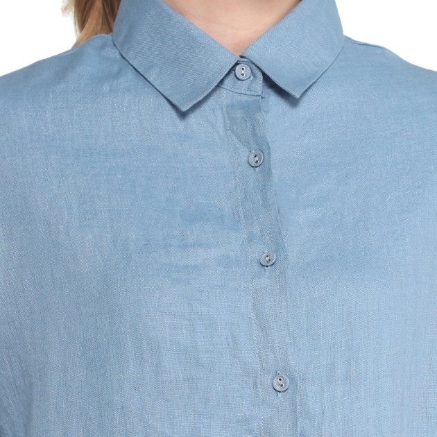 Женская рубашка MAISON DAVID, Артикул MLY2115, серо-голубой | 3611720. Ракурс 7