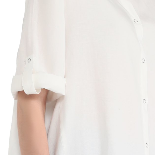 Женская рубашка MAISON DAVID, Артикул MLY2116-1, белый | 3611730. Ракурс 6