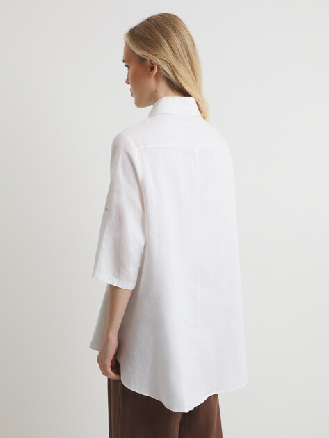 Женская рубашка MAISON DAVID, Артикул MLY2116, белый | 3611739. Ракурс 4