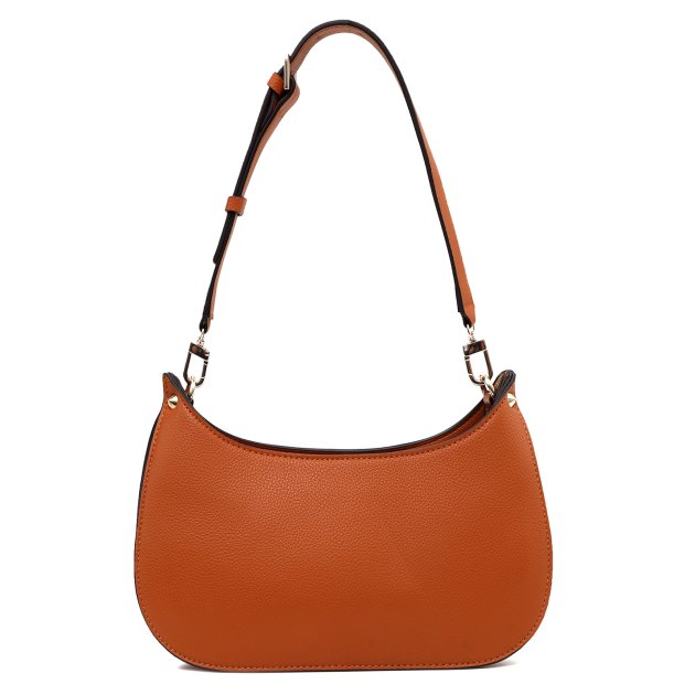 Женская сумка  GUESS MERIDIAN MINI TP ZP SHOULDR BG, Артикул HWBG8778720, светло-коричневый | 3618227. Ракурс 3