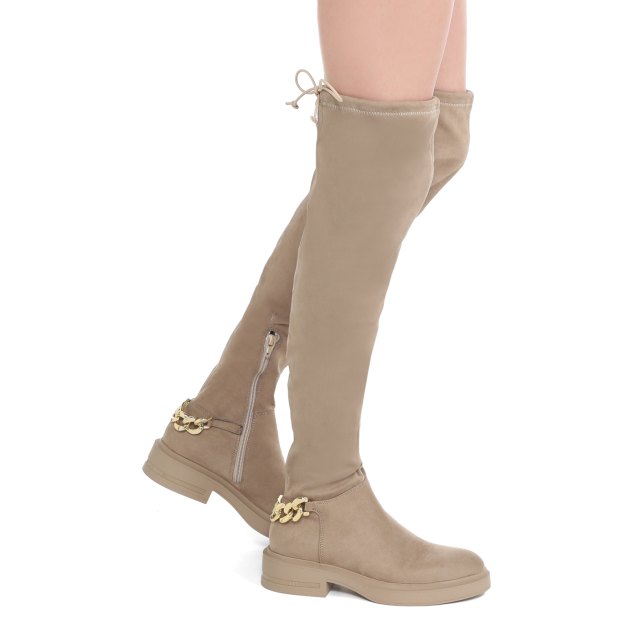 Ботфорты LIU∙JO GABRIELLE 24, Артикул SF3115, серо-коричневый | 3619146. Ракурс 4