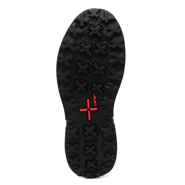 Мужские высокие кроссовки GEOX U STERRATO B ABX, Артикул U36F0B, черный | 3622181. Ракурс 3