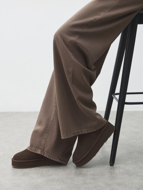 Женские угги TENDANCE, Артикул YS-0529-6, темно-коричневый | 3623574. Ракурс 3