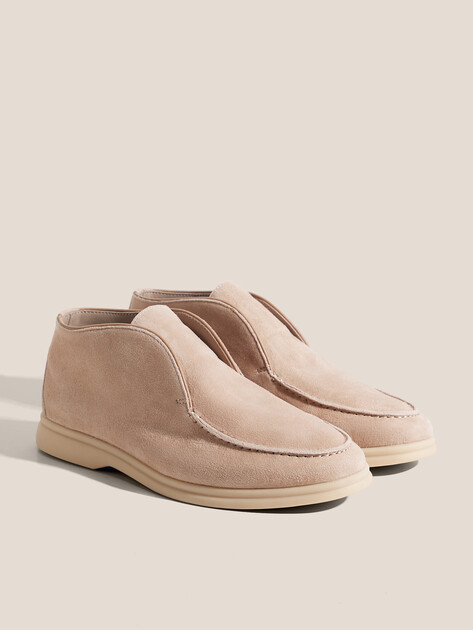 Женские высокие лоферы TENDANCE, Артикул RSHJ221A-128, темно-бежевый | 3632414. Ракурс 3