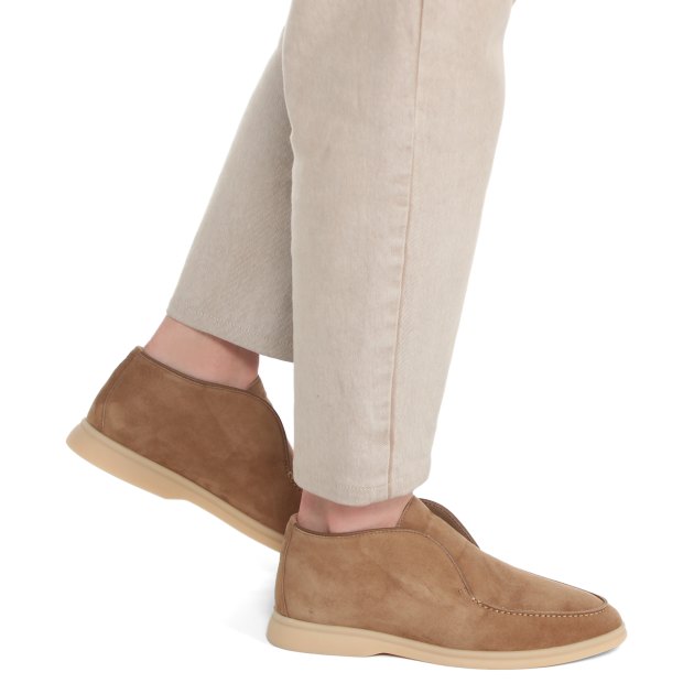 Женские высокие лоферы TENDANCE, Артикул RSHJ221A-128, коричневый | 3632416. Ракурс 4