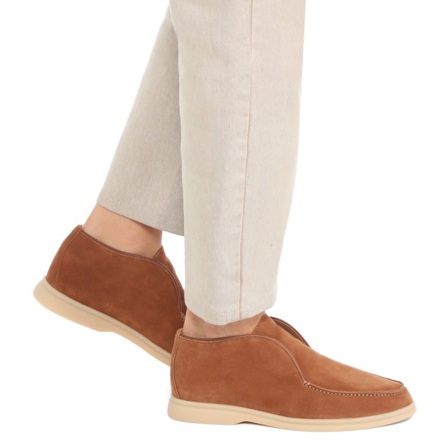 Женские высокие лоферы TENDANCE, Артикул RSHJ221A-128, коричневый | 3632421. Ракурс 8