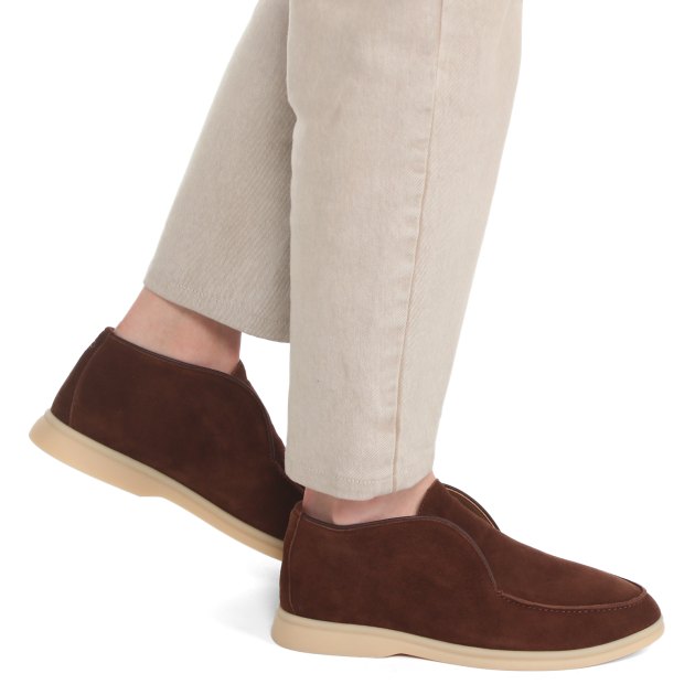 Женские высокие лоферы TENDANCE, Артикул RSHJ221A-128, темно-коричневый | 3632422. Ракурс 4