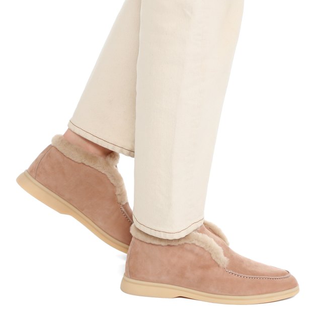 Женские высокие лоферы TENDANCE, Артикул RSHJ221A-128M, темно-бежевый | 3632424. Ракурс 4