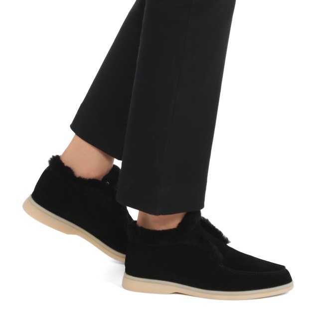 Женские высокие лоферы TENDANCE, Артикул RSHJ221A-128M, черный | 3632426. Ракурс 4