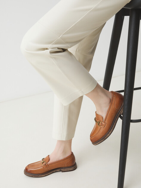 Женские лоферы TENDANCE, Артикул RSJL327-211, светло-коричневый | 3639784. Ракурс 2