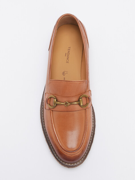 Женские лоферы TENDANCE, Артикул RSJL327-211, светло-коричневый | 3639784. Ракурс 5