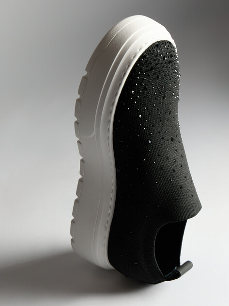 Женские слипоны TENDANCE, Артикул RSXY2900S-1, черный | 3639793. Ракурс 6