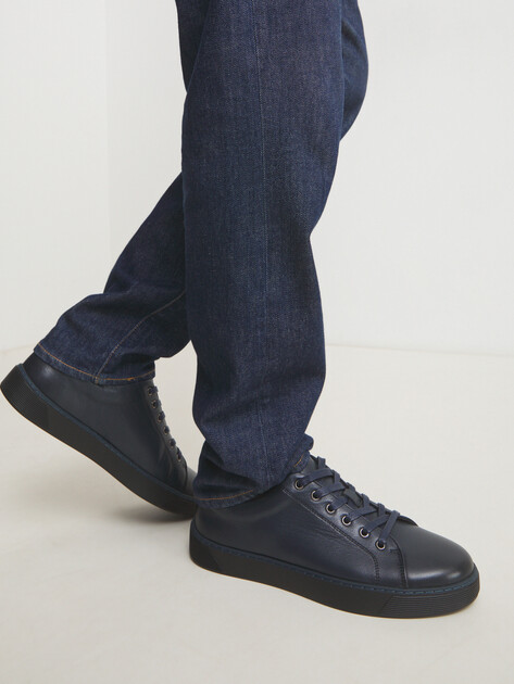 Мужские кеды TENDANCE, Артикул RSHS379-51, темно-синий | 3641281. Ракурс 2