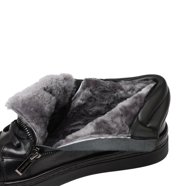 Мужские высокие кеды TENDANCE, Артикул RSBLS2022-1, черный | 3641293. Ракурс 2