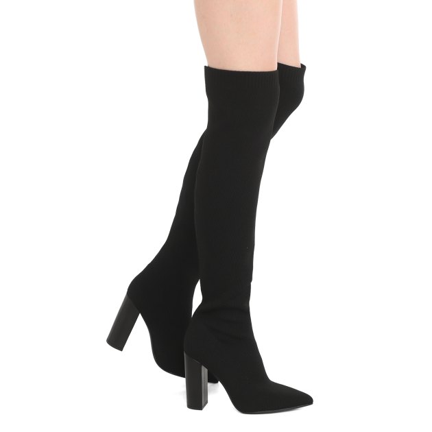 Женские ботфорты TENDANCE, Артикул CLF593T-01, черный | 3641966. Ракурс 4