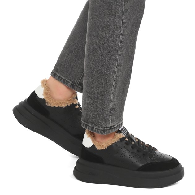 Женские кеды ASH IMPULS FUR, Артикул IMPULS FUR, черный | 3646974. Ракурс 4
