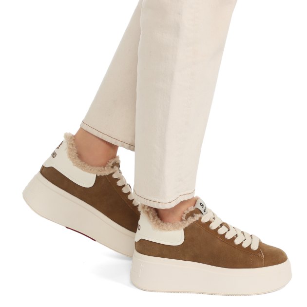 Женские кеды ASH MOBY BE KIND FUR, Артикул MOBY BE KIND FUR, серо-коричневый | 3646988. Ракурс 8