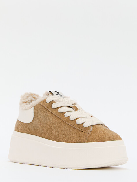 Женские кеды ASH MOBY BE KIND FUR, Артикул MOBY BE KIND FUR, серо-коричневый | 3646988. Ракурс 3