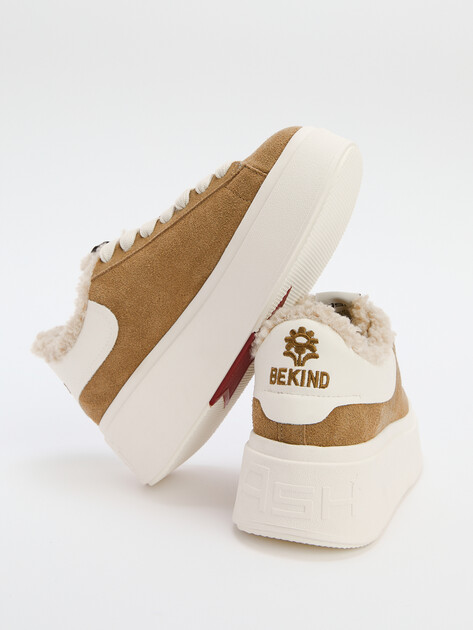 Женские кеды ASH MOBY BE KIND FUR, Артикул MOBY BE KIND FUR, серо-коричневый | 3646988. Ракурс 6