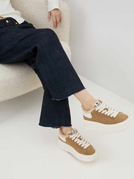 Женские кеды ASH MOBY BE KIND FUR, Артикул MOBY BE KIND FUR, серо-коричневый | 3646988. Ракурс 7