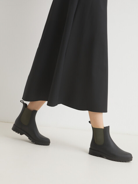 Женские резиновые ботинки TENDANCE, Артикул MK100-1, черный | 3647859. Ракурс 2 Женские резиновые ботинки TENDANCE, Артикул MK100-1, черный | 3647859. Ракурс 2