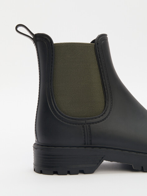 Женские резиновые ботинки TENDANCE, Артикул MK100-1, черный | 3647859. Ракурс 6 Женские резиновые ботинки TENDANCE, Артикул MK100-1, черный | 3647859. Ракурс 6