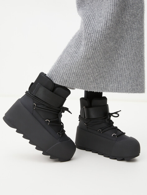 Женские дутики TENDANCE, Артикул AJ1405-4-2, черный | 3657621. Ракурс 2