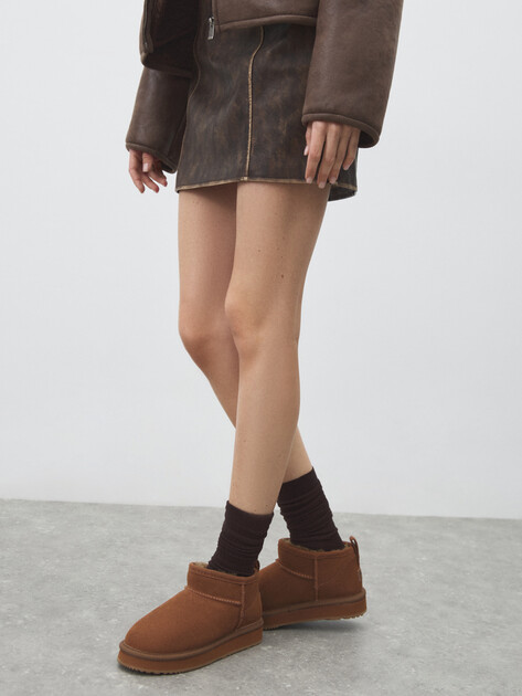 Женские угги TENDANCE, Артикул KX-2307-01, коричневый | 3660518. Ракурс 6