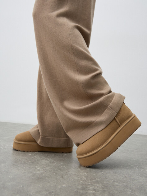 Женские угги TENDANCE, Артикул KX-2303-01, бежевый | 3660535. Ракурс 6