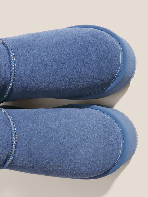 Женские угги TENDANCE, Артикул KX-2303-01, серо-синий | 3660540. Ракурс 3