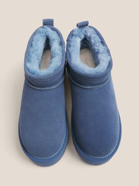 Женские угги TENDANCE, Артикул KX-2303-01, серо-синий | 3660540. Ракурс 4