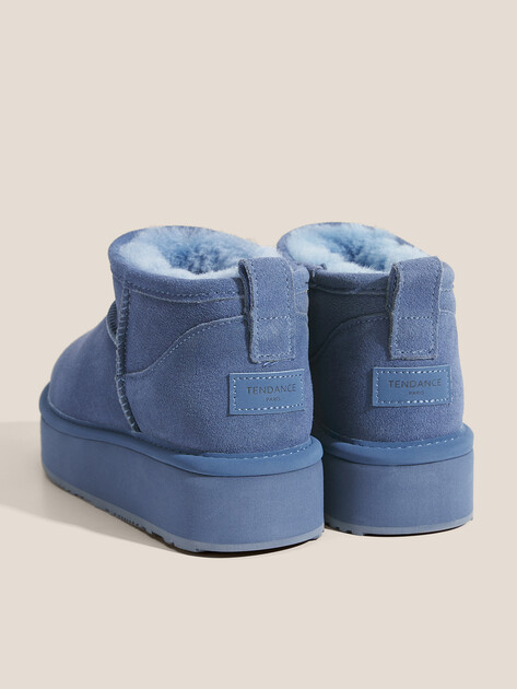 Женские угги TENDANCE, Артикул KX-2303-01, серо-синий | 3660540. Ракурс 5