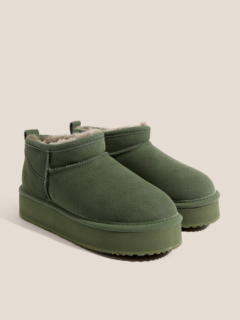 Женские угги TENDANCE, Артикул KX-2303-01, темно-зеленый | 3660548. Ракурс 2