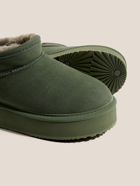 Женские угги TENDANCE, Артикул KX-2303-01, темно-зеленый | 3660548. Ракурс 3