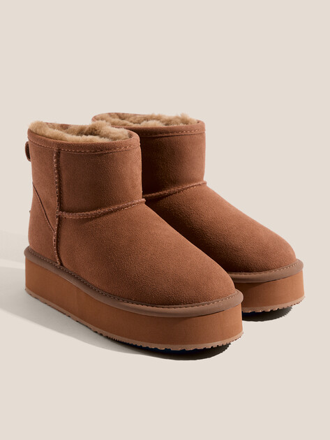 Женские угги TENDANCE, Артикул KX-2301-01, коричневый | 3660558. Ракурс 2