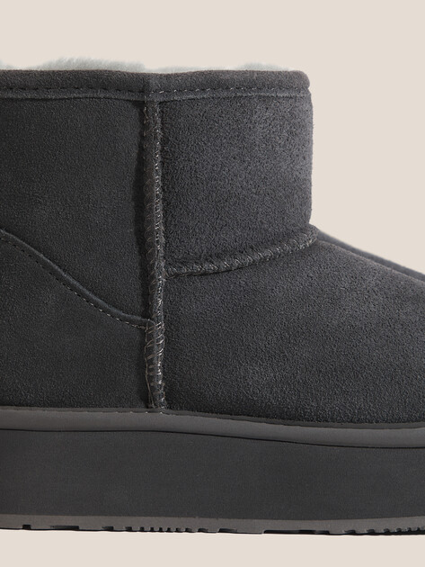 Женские угги TENDANCE, Артикул KX-2301-01, антрацитово-серый | 3660562. Ракурс 4