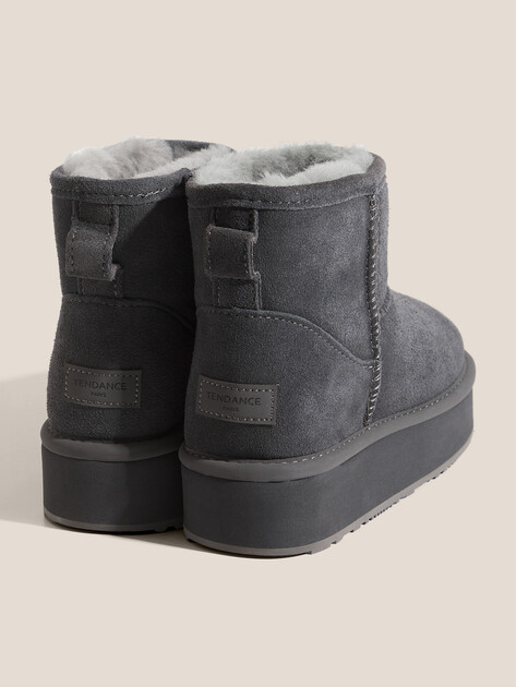 Женские угги TENDANCE, Артикул KX-2301-01, антрацитово-серый | 3660562. Ракурс 6