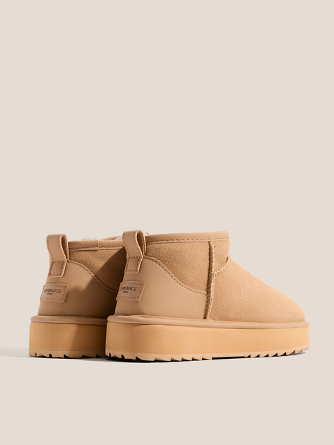 Женские угги TENDANCE, Артикул IM-RDV51, коричнево-бежевый | 3664043. Ракурс 5