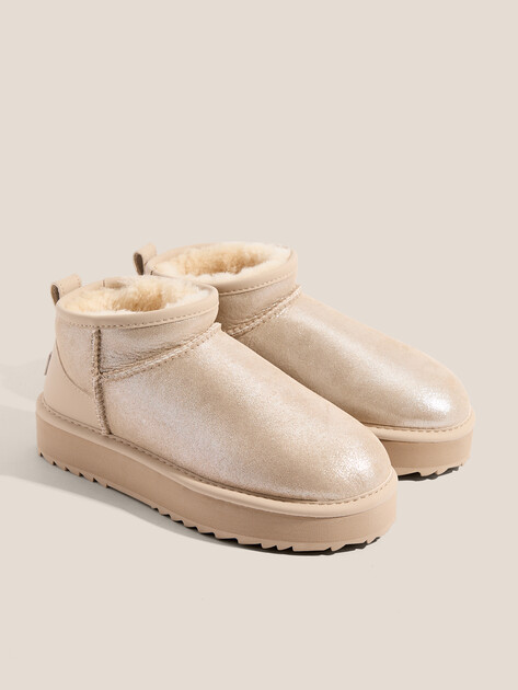 Женские угги TENDANCE, Артикул IM-RDV51, бежевый | 3664051. Ракурс 2