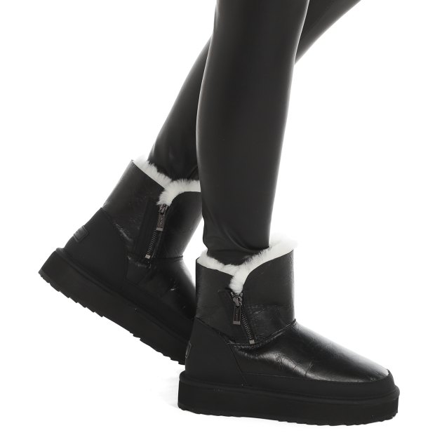 Женские угги TENDANCE, Артикул IM-RDV40, черный | 3664103. Ракурс 4